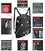Favamy Drawstring Waterproof Sports Swimming Backpack - Gymsack Universal Size - Black