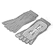 Meaiguo Yoga Socks Non Slip Skid Pilates Barre Grip Socks With Toes Cotton For Women Men