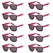 Got Shades Wholesale Bulk Unisex 80's Retro 100% UV Sunglasses for Adults - 10 Pack - w/Flex Hinges