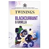 Twinings Fresh and Fruity Blackcurrant Ginseng and Vanilla Tea Bags 40 g (20 Tea Bags) Pack of 4