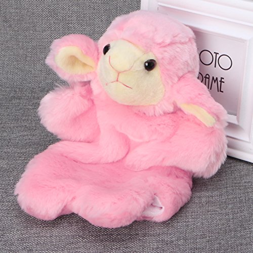 image for Magicub Cartoon Animal Hand Finger Puppet Toys Plush Cute Sheep Doll B