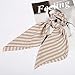 11 pcs Fashion women lovely printed ribbon hair scrunchies cute gum Neckerchief Elegant Lady Scarves