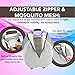 Multi-use Baby Car Seat Covers Winter Spring for Girls Boys|Stretchy Infant Cover Canopy|Nursing Cover| Warm Breathable Windproof| Mosquito Net, Zipper,Grey| BONUS eBook