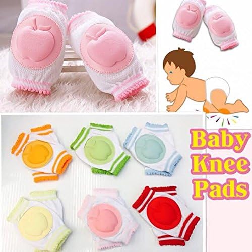 Baby Knee Pads for Crawling from 6 to 24 Months Old -Premium Quality 3 Pairs of Durable, Adjustable, Breathable, Waterproof Safety Knee Protector for Babies, Infants, Toddlers, Boys, Girls, Kids