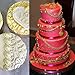 Anyana Bead jewel pearl Chain rope stone border mould cake Fondant impression gum paste mold for Sugar paste gumpaste cupcake decorating topper decoration sugarcraft sugar biscuit decor