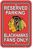 Bsi Products Bsi NHL Chicago Blackhawks Plastic Parking Sign