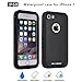 iPhone 7 Waterproof Case, Moonmini Full Sealed Underwater Shockproof Dropproof Dustproof Snowproof with Button Design & Touch ID 360 Degree Protective Cover for iPhone 7 (2016 Release) - Black
