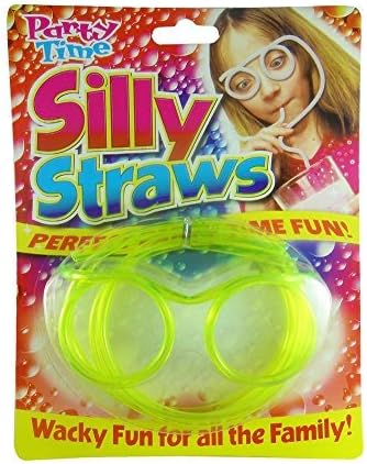 Hua You Silly Goggle Shaped Designer Straws for Ju
