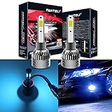 FANTELI H1 8000K Ice Blue LED Headlight Bulbs All-in-One Conversion Kit - 72W 8000LM High Beam/Low Beam/Fog Lights Extremely Bright