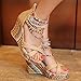 getmorebeauty Women's Wedge Pearls Across The Top Platform High Heels 7 B(M) US