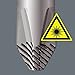 Wera 05032006001 Kraftform Stainless 3334 Stainless Steel Slotted Screwdriver, Lasertip, 8mm Head, 7