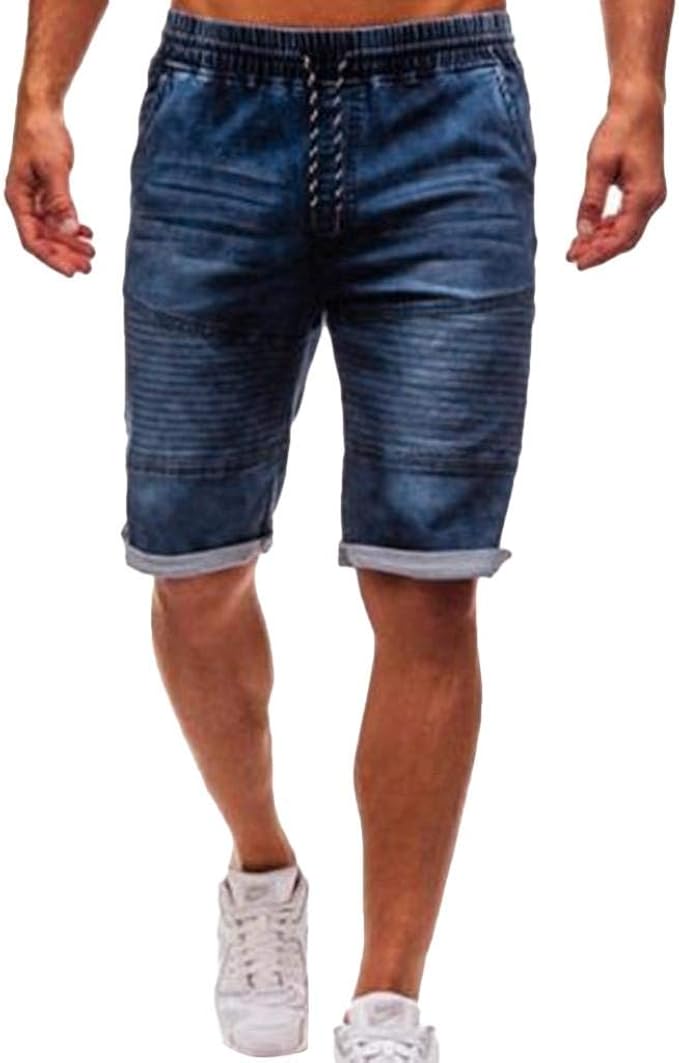 skinny fit denim shorts
