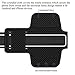 Ailun Phone Armband Compatible iPhone 8 7 X Xs Sport Anti Slip Slim Lightweight Dual Arm Size Slots Sweat Scratch Resistant Key Pocket with Touch ID Headphone Port Black