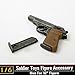 1/6 Scale Weapon Model Automatic Pistol Walther PPK Gun F 12