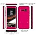 Samsung Galaxy Note 8 Waterproof Case, Shockproof Dustproof Snowproof Full-Body Underwater Protective Box Rugged Cover with Kickstand and Built in Screen Protector for Galaxy Note8 (Pink)