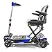 Transformer Automatic Folding Travel Scooter BLUE with Lightweight Lithium Battery, Airline Approved