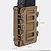 IDOGEAR Mag Pouch 5.56mm Rifle Magazine Pouches 7.62mm Molle Softshell Universal Mag Carrier for M4 AR15 M16 AK Magainzes Wolf Gray
