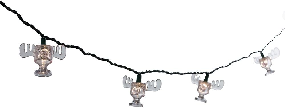 National Lampoon's Christmas Vacation Kurt Adler UL 10-Light Wally World Moose Mug Light Set
