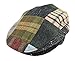 St. Patricks Day Irish Hats for Men John Hanly Men’s Flat Irish Hat Patchwork 100% Wool Made in Ireland XL