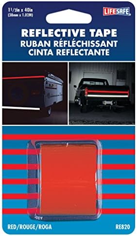 Incom RE820 Engineer Grade Red 1.5" x 40" High Visibility Reflective Safety Tape