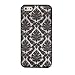 GBSELL Carved Damask Vintage Pattern Matte Hard Case Cover For IPhone 5 5S SE (Black)