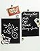 Duofire A4 Sized Peel and Stick Blackboard Sticker Memo Removable Vinyl Chalkboard Wall Sticker 8 Sheets with Free Gifts