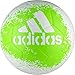 adidas Performance X Glider II Soccer Ball, White/Solar Green/Black, Size 3