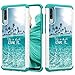 Voanice for Samsung Galaxy A14 5G Case with [2 Pack] Screen Protector, Slim Shockproof Soft TPU&Hard PC Phone Case, Girls Women Cute Glitter Bling Butterfly Protective Cover for Samsung Galaxy A14 5G