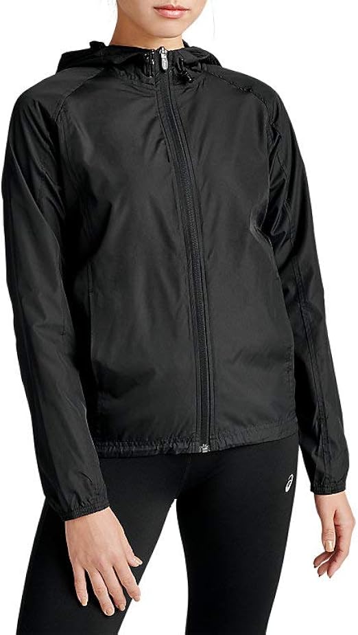 asics packable running jacket womens