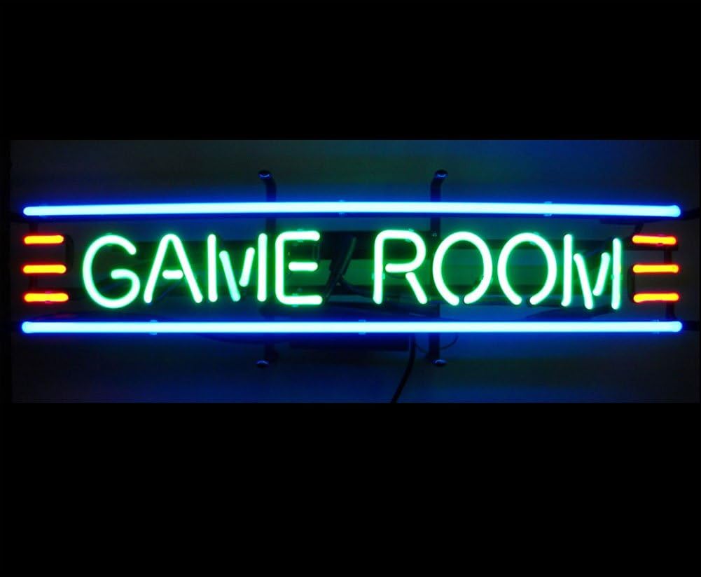 Cozyle Game Room Neon Sign 20"x16" Flex LED Neon Light Bright Neon Light for Pinball Game Room Pub Beer Bar