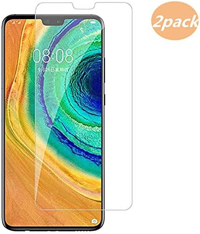 for Huawei Mate 30 HD Screen Protector Tempered Glass, [2pack] Ultra Thin Screen Protective Film for Huawe Mate 30 Clear Glass