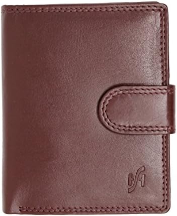 STARHIDE Mens RFID Blocking Soft Real Leather Wallet With Zip Around Coin Pouch 1080