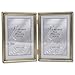 Lawrence Frames Bead Border Design, 5x7 Double, Satin Gold