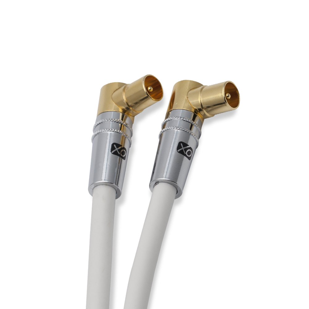 XO Câble coaxial TV / AV antenne mâle / mâle blindé de 8 m avec