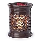Candle Warmers Etc. Precision Cut Illumination Fragrance Warmer, Chevron