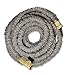 TITAN Heavy Duty Expanding 75ft Garden Water Hose Leak Resistant Solid Brass Connectors Super Strong and Durable Double Layer Latex Core Design Expandable Flexible