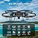 Drones with Camera-DBPOWER U818A Discovery FPV 720P HD WiFi Camera Drone,RC Quadcopters UAV for Beginners & Kids/Adults with 2 Batteries,Altitude Hold,Headless Mode,3D Flips,One Key Take Off/Landing