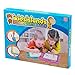 ikidsislands IKS77B [Travel Size] Color Magnetic Drawing Board Kids & Toddlers - Non Toxic Mini Magna Sketch Doodle Educational Toy Boys 1 Pen & 2 Stamps (Blue)
