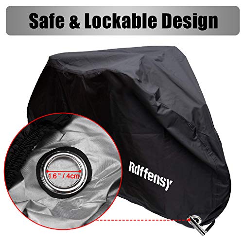 image for Rdffensy Bike Cover Waterproof Outdoor Heavy Duty 210D Oxford Fabric A