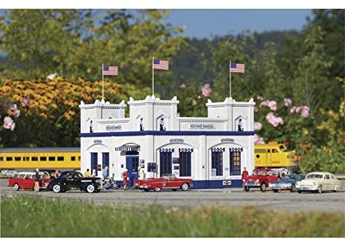 PIKO G SCALE MODEL TRAIN BUILDINGS - WHITE KNIGHT HAMBURGERS - 62114
