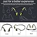 Open Ear Bone Conduction Headphones, Sports Headphone With Waterproof Sweatproof and Noise Reduction Microphone for iPhone/ Android/ MP3/ MP4 (Green)