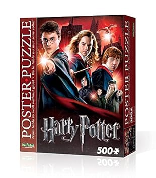 Wrebbit 3D WPP-5001 - Harry Potter Poster Puzzle Hogwarts School 500'