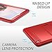 YOUMAKER New iPad 9.7 Case 2018/2017, Heavy Duty Kickstand with Built-in Screen Protector Full-Body Shockproof Protective Case Cover for Apple iPad 9.7 inch 2017/2018 5th/6th Gen (Red/Red)