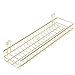 Simmer Stone Gold Hanging Basket for Wire Wall Grid Panel, Multi-Functional Wall Storage Display Decoration Basket, Size 15.7