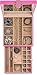 Glenor Co Jewelry Box Organizer for girls - 28 Section - Modern Buckle Closure, Large Mirror & 2 Trays for Women & Teens - For Earring Ring Necklace Bracelet & Watch - Leather Design - Pink