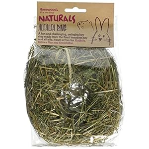 Rosewood Naturals Alfalfa Ring, Rabbit Treats & Small Animal Treats