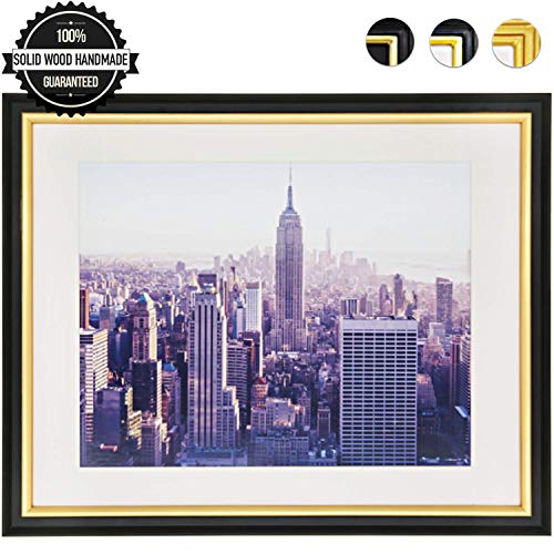 image for CREKERT 11x14 Frame for Picture Diploma Certificate Frame 8.5x11 with 