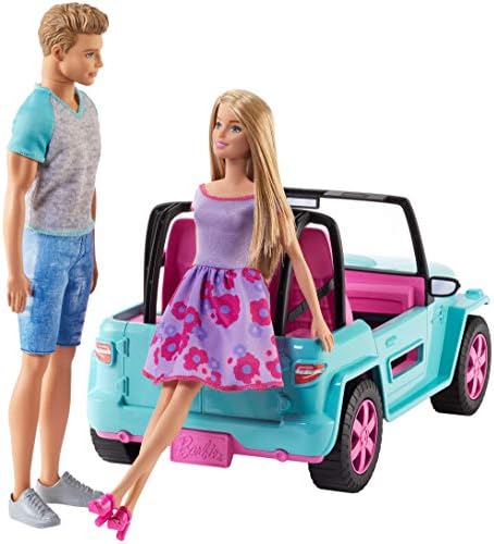 Barbie- Playset with Off-Road Vehicle 