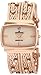 Anne Klein AK Women's 109270CMRG Diamond Accented Rosegold-Tone Multi Chain Bracelet Watch
