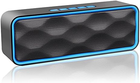 Wireless Bluetooth Speaker, ZOEE Outdoor Portable Stereo Speaker with HD Audio Enhanced Bass, Built-In Dual Driver Speakerphone, Bluetooth 4.2 Technology, Handsfree Calling, FM Radio, TF card slot